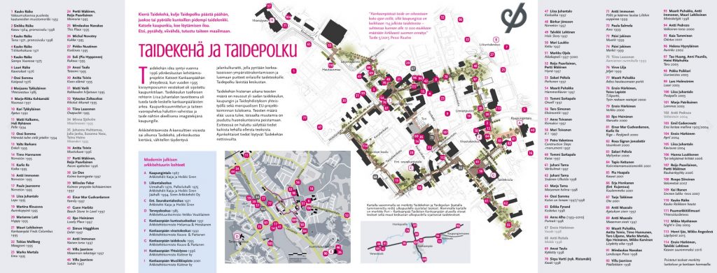 Taidekehän karttakuva