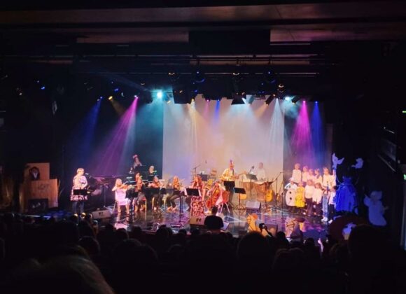 Konsertti Kankaanpääsalissa.